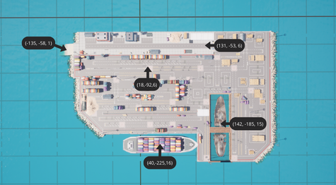 Pier-Harbor Landmarks Map