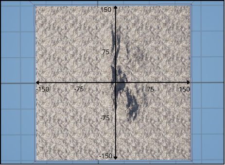 Top-Down Coordinate Grid